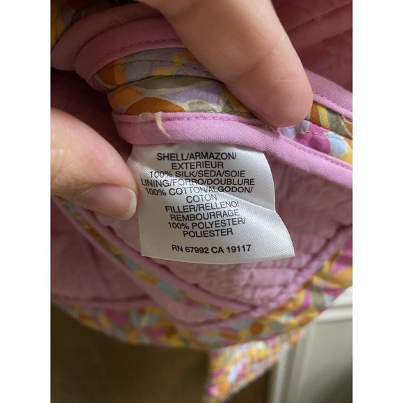 NEW Sigrid Olsen Silk Multicolored Jacket Quilted Floral Pattern Sz Petite M NWT - Picture 12 of 15